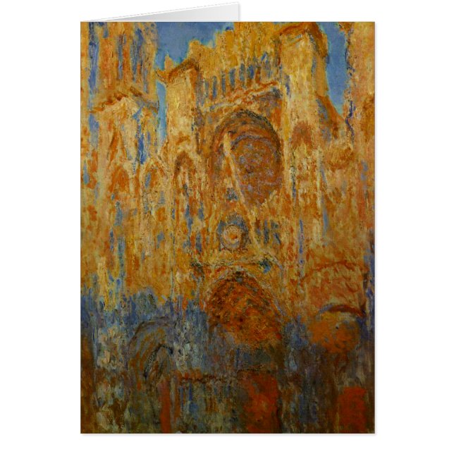 Monet - Rouen Cathedral, 1892 Hälsningskort (Framsidan)