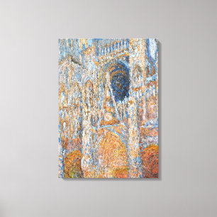 Monet - Rouen Cathedral, Facade in Sunlight Canvastryck