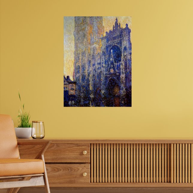 Monet - Rouen Cathedral, Morgoneffekt Poster (Vardagsrum 2)