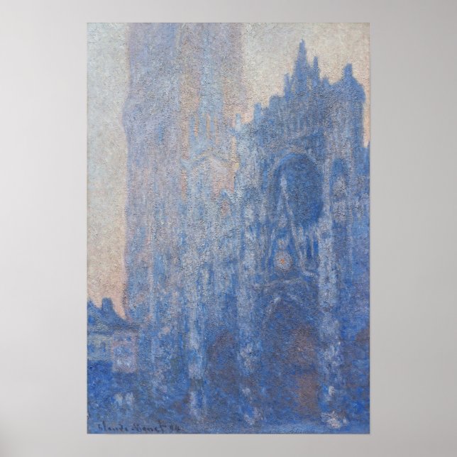 Monet - Rouen Cathedral, Tour D'Albane Poster (Framsidan)