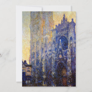 Monet - Rouen-katedralen, morgoneffekt Kort