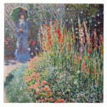 Monet - Rundad blomma, berömd, målning Kakelplatta<br><div class="desc">Rundad blomma,  berömd-målning av Fransk Impressionist artist,  Claude Monet.</div>