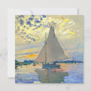 Monet Sailboat på Le Petit-Gennevilliers Inbjudningar