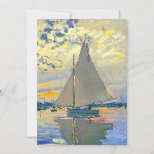 Monet Sailboat på Le Petit-Gennevilliers Inbjudningar