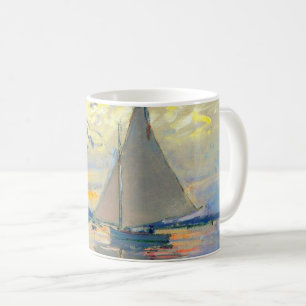 Monet Sailboat på Le Petit-Gennevilliers Kaffemugg