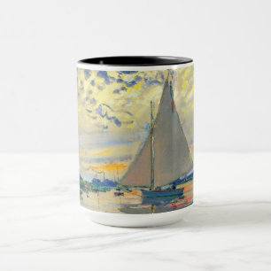 Monet Sailboat på Le Petit-Gennevilliers Mugg