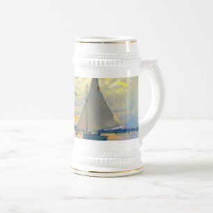 Monet Sailboat på Le Petit-Gennevilliers Sejdel