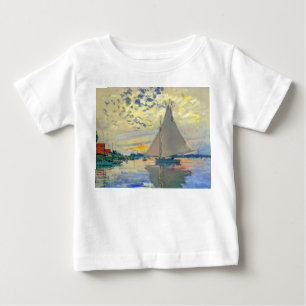 Monet Sailboat på Le Petit-Gennevilliers T Shirt