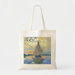 Monet Sailboat på Le Petit-Gennevilliers Tygkasse