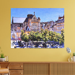 Monet - Saint Germain l'Auxerrois Canvastryck