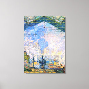 Monet - Saint-Lazare Station, bra konst Canvastryck