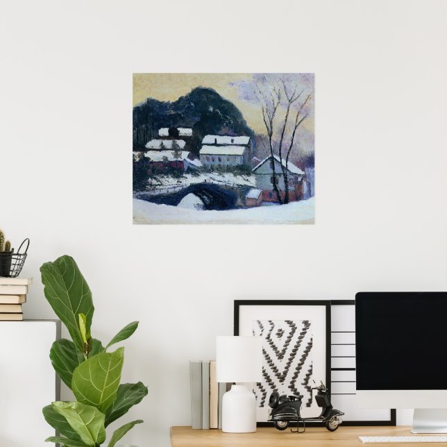 Monet - Sandviken, Norge Poster (Hemmakontoret)