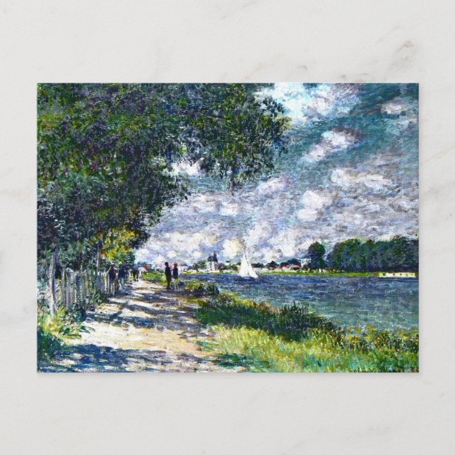Monet - Seine i Argentina Vykort (Framsida)