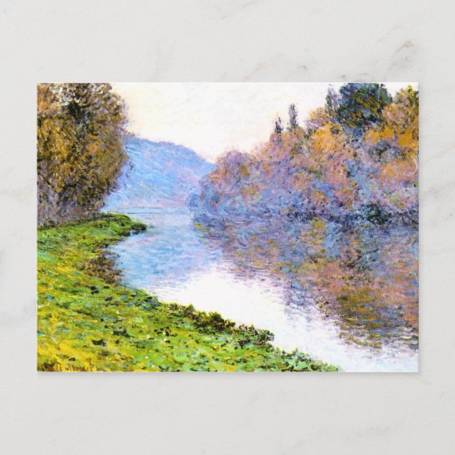 Monet - Seine-stranden vid Jenfosse Vykort (Framsida)