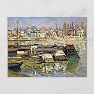 Monet - Seine vid Anieres Vykort
