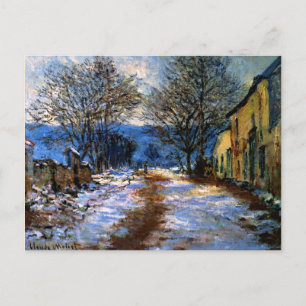 Monet - Snöeffekt i Limetz Vykort