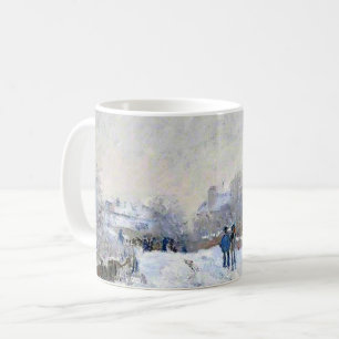 Monet - Snöscen vid Argenteuil Kaffemugg