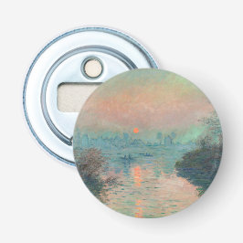 Monet Solnedgång på Seine Finkonst Impressionism Flasköppnare