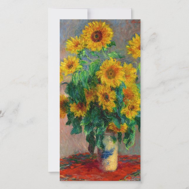 Monet-solroskort (Framsida)