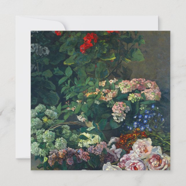 Monet Spring Flowers Inbjudningar (Framsida)