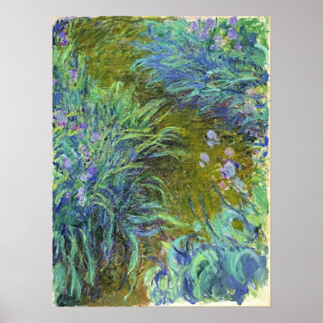 Monet - Stig genom irisar 02 Poster (Framsidan)