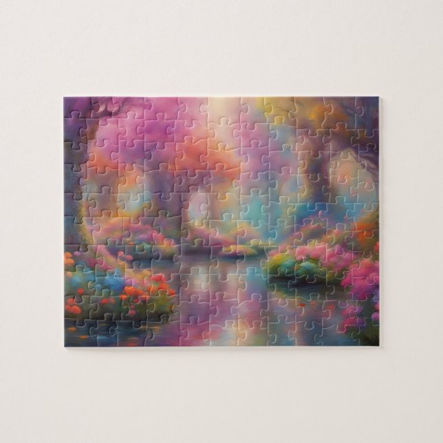 Monet Stil Fantasy Pussel (Horisontell)