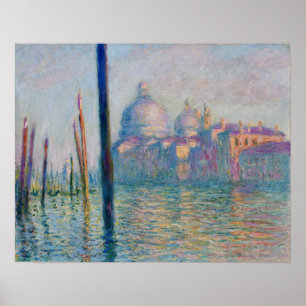 Monet - storkanalen i Venedig 1908 Poster