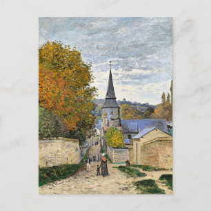Monet - Street in Sainte-Adresse, Vykort