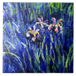 Monet - Strykning, blommigt av berömd Kakelplatta<br><div class="desc">Strykning,  vackra blommor som målats av den intsionistiska konstnären Claude Monet</div>