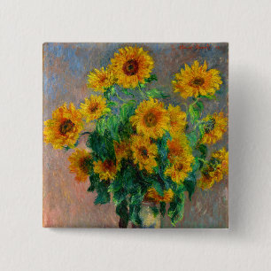 Monet Sunblommor Knapp