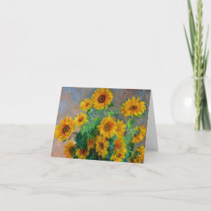 Monet Sunblommor Meddelande