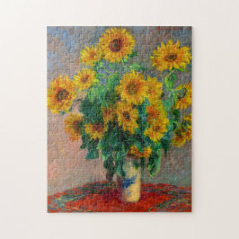 Monet Sunblommor Pussel