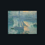 Monet Sunrise Marine Impressionism Målning Canvastryck<br><div class="desc">Claude Monets målning Sunrise (Marine) är en berömd som målas av Franskens imponerande Claude Monet,  målad 1872. Soluppgång (Marine) målades en plein luft,  eller "utomhus",  och visar upp hans informella och spontana penseldrag.</div>