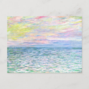 Monet - Sunset at Pourville, bra art Vykort