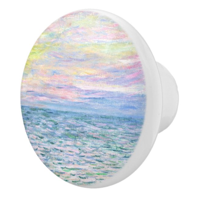 Monet - Sunset i Pourville, bra art Knopp (Höger)