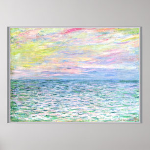 Monet - Sunset i Pourville, bra art Poster