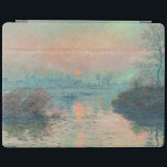 Monet Sunset Seine Fine Art Impressionism iPad Skydd<br><div class="desc">Claude Monet Sunset på Seine vid Lavacourt,  Winter Effect målades 1880,  en vacker imponerande målning som skapades precis utanför Paris Frankrike från en av Franskens konstnärer.</div>