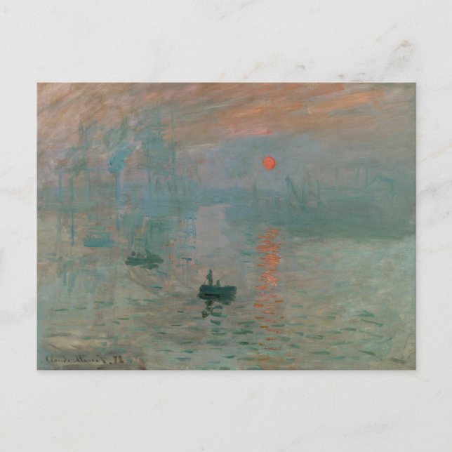 Monet Sunset Vykort (Framsida)