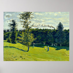 Monet - Tåg i Land Poster