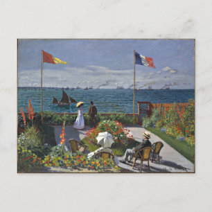 Monet - Terrace på Sainte Adresse Vykort