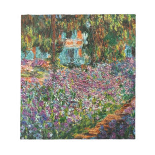 Monet The Artist's Garden at Giverny Anteckningsblock