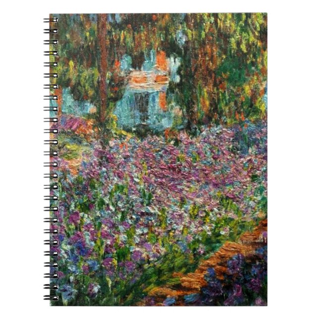 Monet The Artist's Garden at Giverny Anteckningsbok (Framsidan)