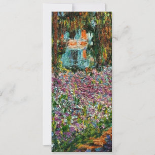 Monet The Artist's Garden at Giverny Greeting Card