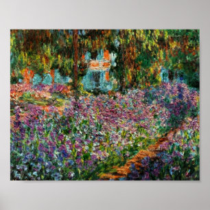 Monet The Artist's Garden at Giverny Poster