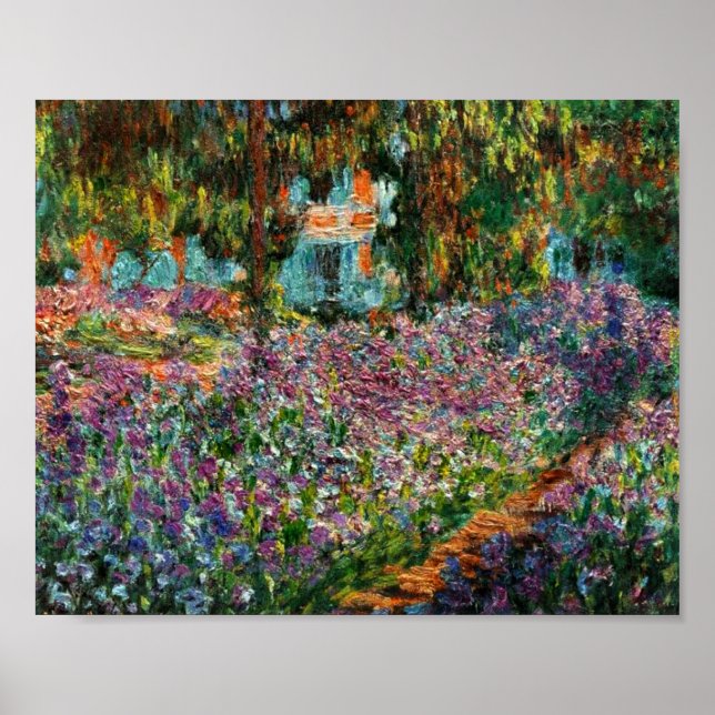 Monet The Artist's Garden at Giverny Poster (Framsidan)