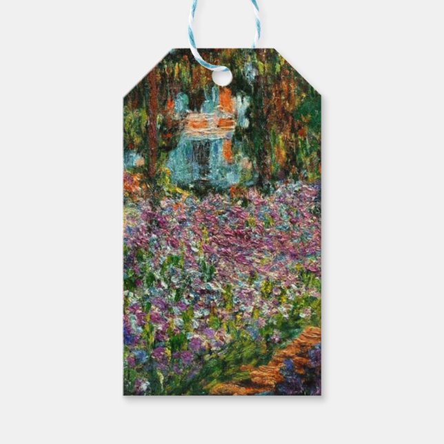 Monet The Artist's Garden at Giverny Presentetikett (Framsidan)