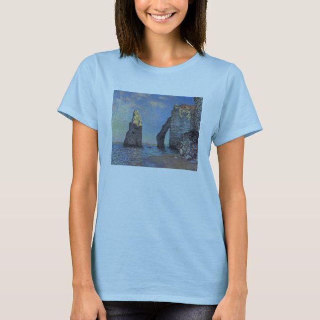 Monet_The klippor på Etretat Tee Shirt (Framsida)