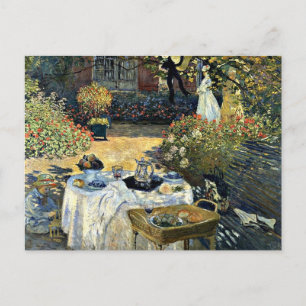 Monet - The Luncheon, 1873-grafik Vykort