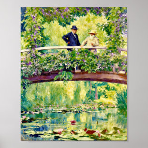 Monet Trädgård Giverny 1922 Poster