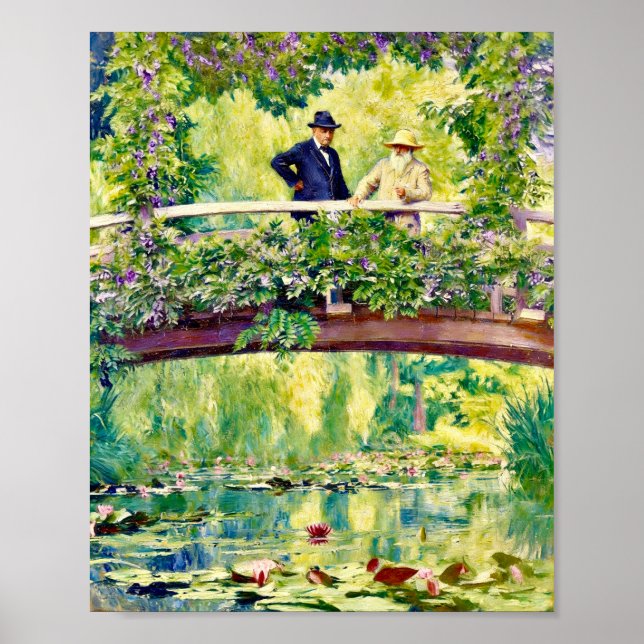 Monet Trädgård Giverny 1922 Poster (Framsidan)